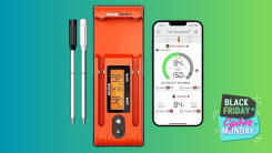 product image on a green background