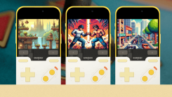 Gamebaby controller case for iPhone.